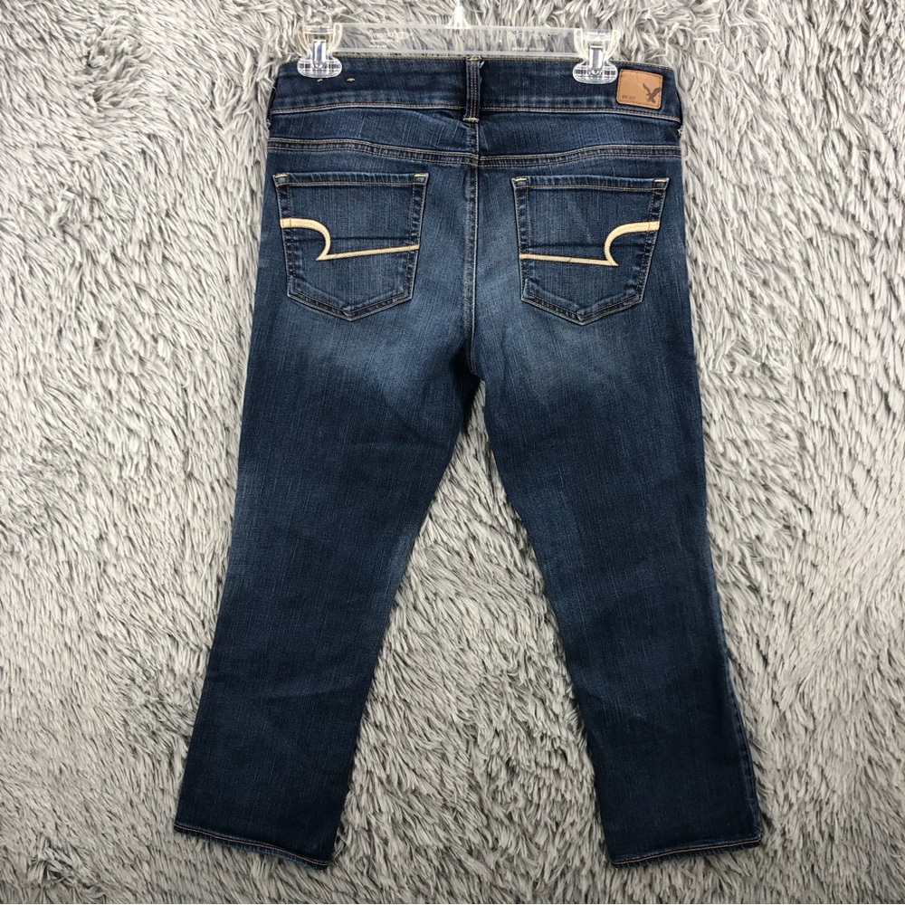 American Eagle Outfitters Jeans Womens Size 8 Super Stretch Artist Crop